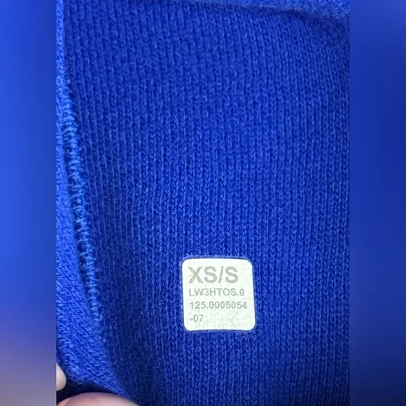 NWT Lululemon Scuba Oversized Half-Zip Hoodie Galactic Cobalt SIZE XS / S - Picture 9 of 12